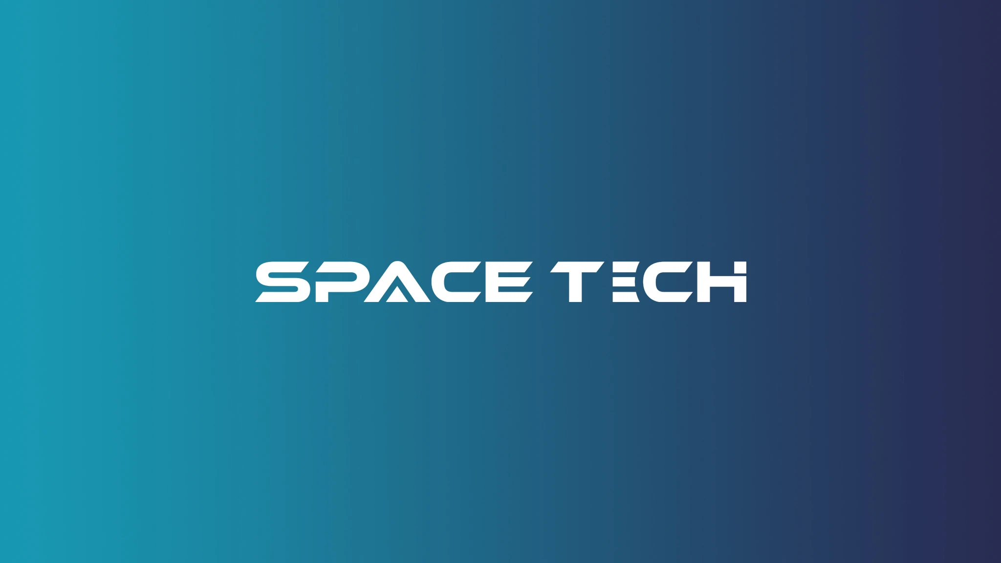 شعار لصالح شركة Space Tech